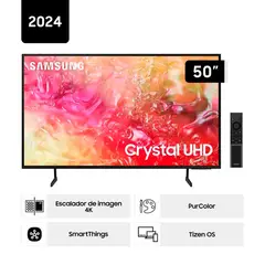SAMSUNG - TELEVISOR CRYSTAL 50 UHD 4K Smart TV UN50DU7000GXPE