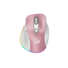 GENIUS - MOUSE ERGO 9000S PRO DUAL RECARGABLE INALAMBRICOBT 6-BOT ROSA