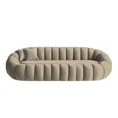 BARAKA HOME - Sofá Aura Cozy 3 Cuerpos - Beige Claro