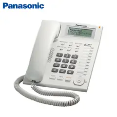 PANASONIC - TELÉFONO FIJO ALÁMBRICO BLANCO KX-TS880LXW