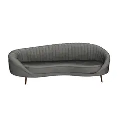 BH BARAKA HOME PREMIUM - Sofá Premium Galway 3 Cuerpos - Gris Oscuro