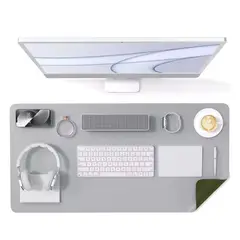 HOGARMAS - Protector de Escritorio Gris 80 x 40 cm