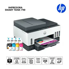 HP - Multifuncional Smart Tank 790 Color,Wi-Fi,Dúplex, ADF