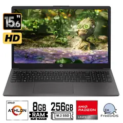 HP - LAPTOP 255 G10 AMD ATHLON 7120U RAM 8GB SSD 256GB 15.6" HD FREEDOS