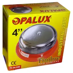 OPALUX - TIMBRE Campana Industrial 4 Pulgadas - 220VAC -