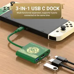 GENERICO - Dock Portátil para Nintendo Switch y Oled modelo Zelda