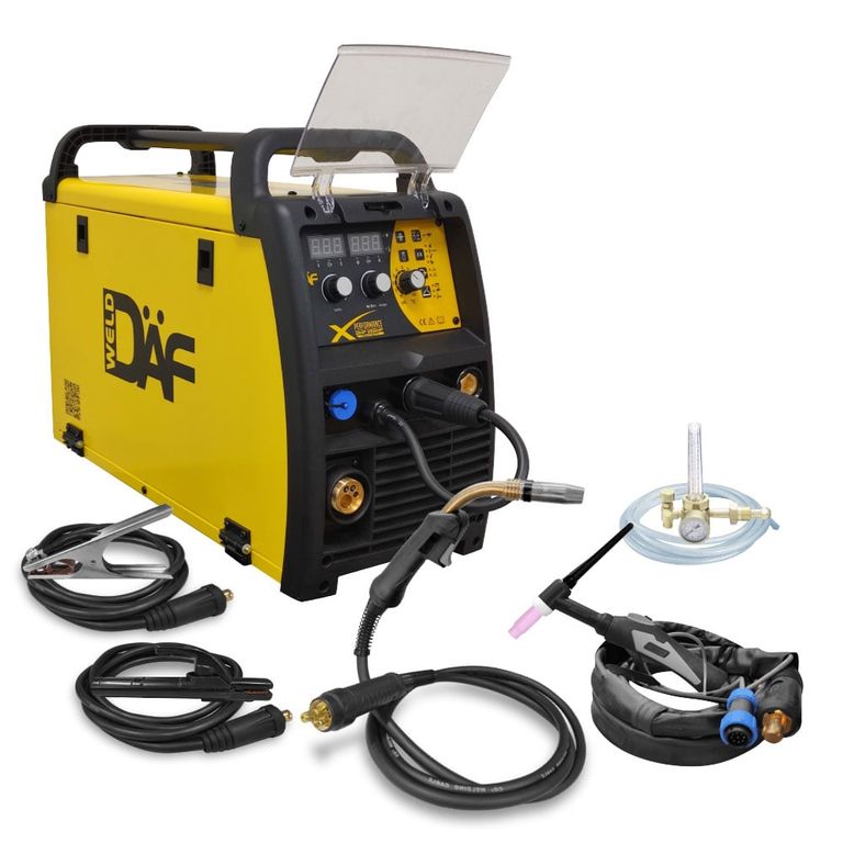 Maquina de soldar GMF 255MP ( 250 Amperios ) DAF + Careta Fotosensible