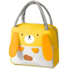 MINARI - Lonchera Térmica de Alimentos y Bebidas para Niños Amarillo L74