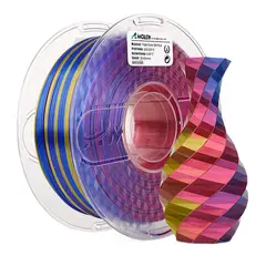 AMOLEN - Filamento Tricolor PLA para impresora 3D color Rojo Amarillo Azul