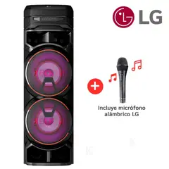 LG - Equipo Bluetooth LG XBOOM RNC9 Altavoz para Fiesta de karaoke