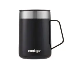 CONTIGO - Taza Térmica de Acero Inoxidable Streeterville Negro 414mL