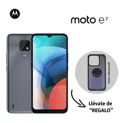MOTOROLA - E7 2GB RAM 32GB COLOR GRIS MINERAL CON CASE DE REGALO