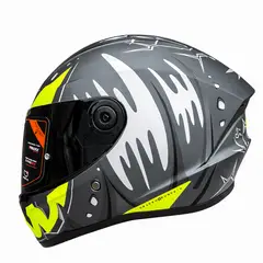 GENERICO - CASCO AXXIS DRAKEN PUMPKIN B3 MATT FLUOR YELLOW TALLA "XL"