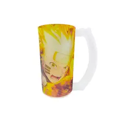 GENERICO - Taza Vidrio Naruto Modo Kurama
