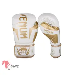VENUM - Guantes De Box 6onz Blanco Con Dorado