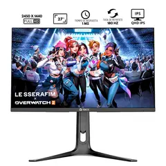TEROS - Monitor plano TEROS TE-2753G, 27" QHD IPS, 180 Hz, 1 ms, HDMI, DP