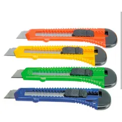 GENERICO - Cutter cuchilla de 18mm pack de 12 unidades