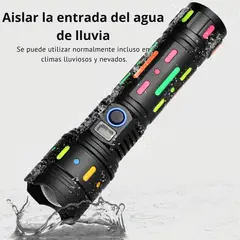 GENERICO - Linterna Táctica Profesional 3000 Metros Alta Potencia