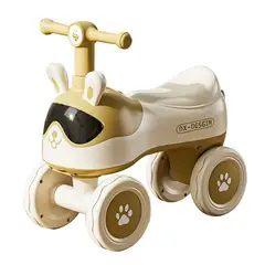 GENERICO - Conejito marrón con lentes sonido y luces Buggy correpasillo