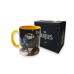 GENERICO - The Beatles Taza 11 oz - Abbey Road (amarilla)