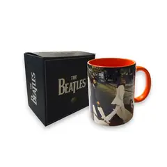 GENERICO - The Beatles Taza 11 oz - Abbey Road (naranja)