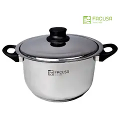FACUSA - Olla de 22 cm Acero inoxidable