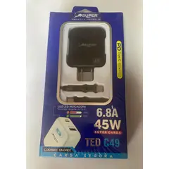 MORITA BAG STORE - CARGADOR DE 45W CARGA RÁPIDA - NEGRO 68A