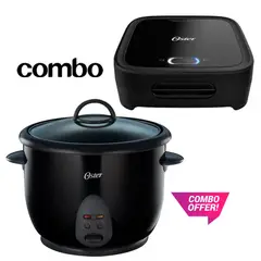 OSTER - Sandwichera Platos Hondos CKSTSM400 + Arrocera CKSTRC1700B