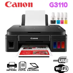 CANON - Impresora Multifuncional CANON de Tinta G3110