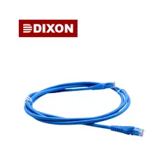 DIXON - Cable Patch Cord 2 Metros UTP Cat. 6 24 AWG COBRE LSZH RoHS Azul