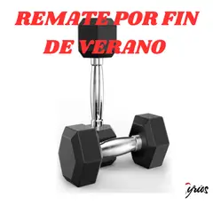 NO LOGO - Par De Mancuernas Hexagonales De 25KG