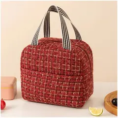 MINARI - Lonchera Térmica Bolsa de Almuerzo Rojo V41