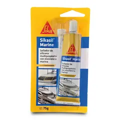 SIKA - Sellador adhesivo Sikasil Marine transparente x 75gr