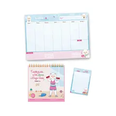 INGENIAL - Pack Llami Organizador mensual + planner semanal + block de notas