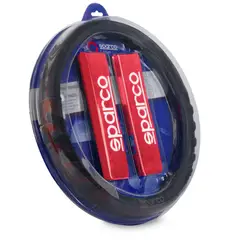 SPARCO - Kit Forro De Timón y Protector De Cinturón Sparco