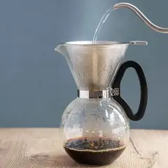 LA CAFETIERE - Cafetera de goteo con filtro de acero inoxidabl SLOW BREW