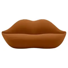 DMUEBLES - DM SOFA KISS 3 ASIENTOS TELA - MARRÓN CLARO