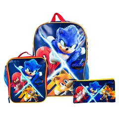 SCOOL - Set SONIC Mochila-Lonchera-Cartuchera marca
