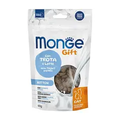 MONGE - Gift Filled And Crunchy Kitten 60gr - Trucha Y Leche