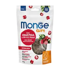 MONGE - Filled And Crunchy Sterilised 60gr - Pato y Arandanos