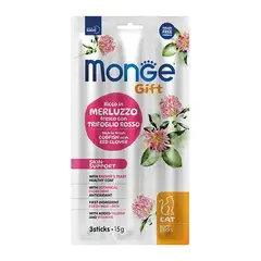 MONGE - Soft Sticks Skin Support X 3und - Bacalao Trebol Rojo