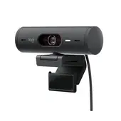 LOGITECH - Cámara web Full HD 1080p Brio 500 Grafito