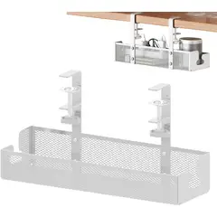 GENERICO - Bandeja Organizadora De Cables Blanca Hanma Escritorio