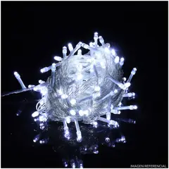 INSPIRA MARKET - Tira de 200 Luces LED Navideñas Luces Blancas