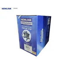 NEWLINK - CABLE UTP CAT5E INTERIOR CM 4 PARES 24AWG GRIS – 305M UL