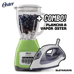 OSTER - LICUADORA 2 VELOCIDADES 800W KIWI - BLSTKAGKPB + PLANCHA