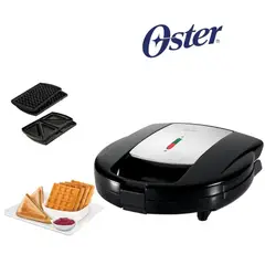 OSTER - SANDWICHERA Y WAFLERA OSTER CKSTSM3892 PLACAS INTERCAMBIABLES