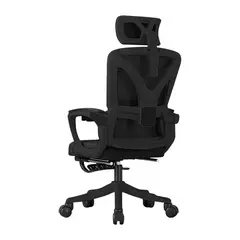 JOTA STORE - Silla Giratoria Evox CT258R con Reposapiés para Escritorio y Oficina - Negro