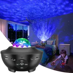 GENERICO - PROYECTOR DE LUZ TIPO GALAXIA ILUMINA CIELO CON ESTRELLAS