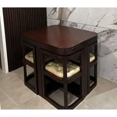 GENERICO - Comedor Brown Nest - 4 Sillas